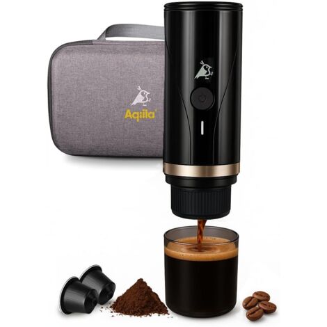 Machine à Café Expresso Portable 20 Bars, café moulu et Capsules
