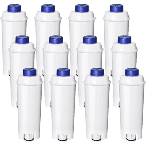Machine à Café Filtres pour Delonghi Magnificas,Dinamica,ECAM,ESAM,ETAM,Primadonna,BCO,EC Serie Machine à café, Cartouches de Filtre à eau pour Delonghi, Adoucir l'eau (Lot de 12)