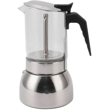Machine à Café Portable 450ML, Double Soupape en Acier Inoxydable, Haute Résistance Thermique, Multifonction pour Maison et Café
