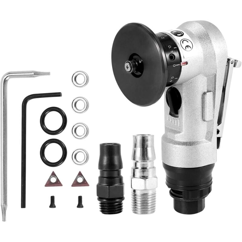 Machine à Chanfreiner Pneumatique Manuelle, Outils de Chanfreinage LinéAire, Kit D'éBavurage de Coin D'Arc de Coupe en MéTal à 45 DegréS