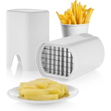 Machine à chips et à frites - Appareil en acier inoxydable avec gaufrier, trancheuse et hachoir à légumes portable - AquaForge