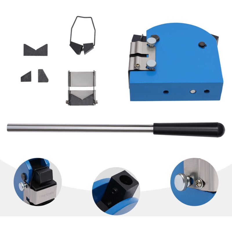 Gojoy - Machine à cintrer et à étirer - Outil de pliage - 1,2/1,5 mm d'épaisseur - Métal universel - Deux leviers