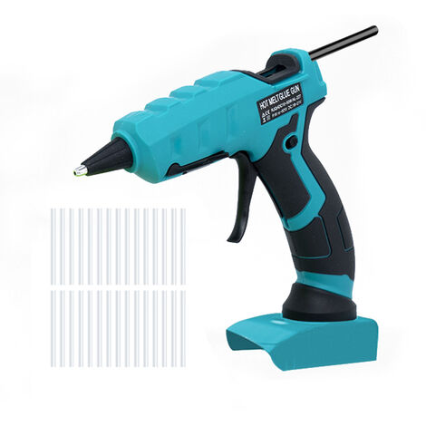 Machine à colle thermofusible électrique, portable, sans fil, avec batterie au lithium DeWalt, pour le bricolage à domicile, jaune, interface DeWalt - jaune, interface DeWalt