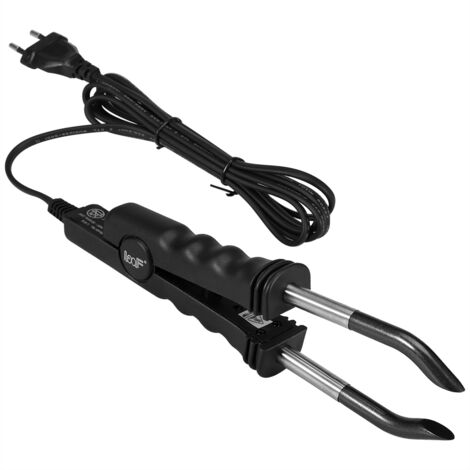 Machine à connecteur pour extensions capillaires, outil de fusion pour salon, fer à lisser pour perruques, styler capillaire noir