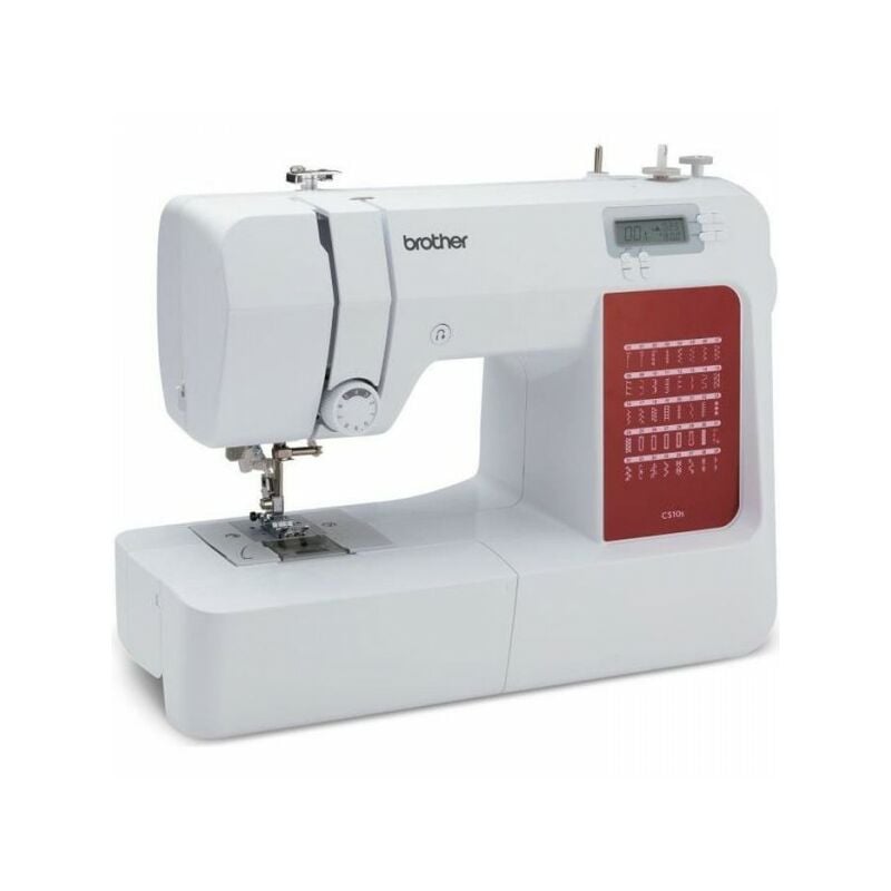 Machine a Coudre Brother CS10s - électronique - 40 points de couture - Systeme d'enfile-aiguille - Ecran lcd - Blanche