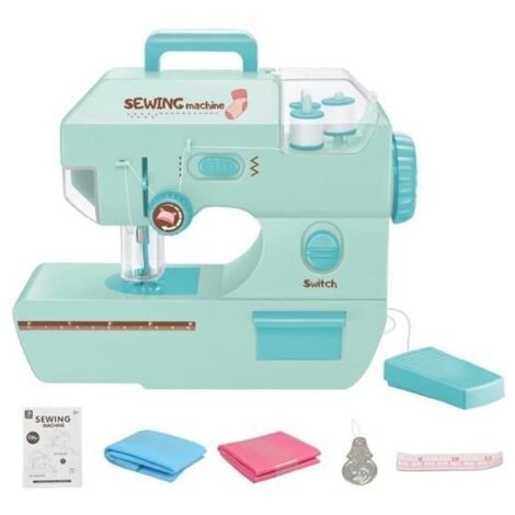 Machine à coudre électrique, jouet, petits appareils pour enfants, maison de jeu, couture, jouet pour filles, bricolage