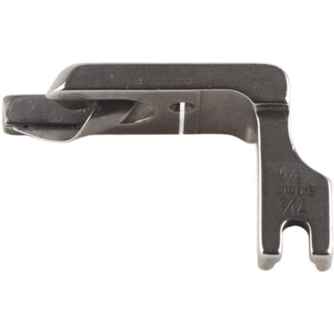Machine à coudre industrielle à aiguille unique avec pied presseur ourlet roulé (8.0MM) pour matériaux épais