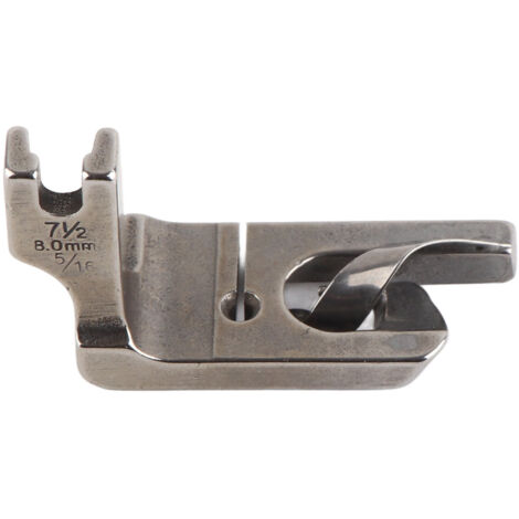 Machine à coudre industrielle universelle à aiguille unique avec pied presseur ourlet roulé (8.0MM) pour lit épais