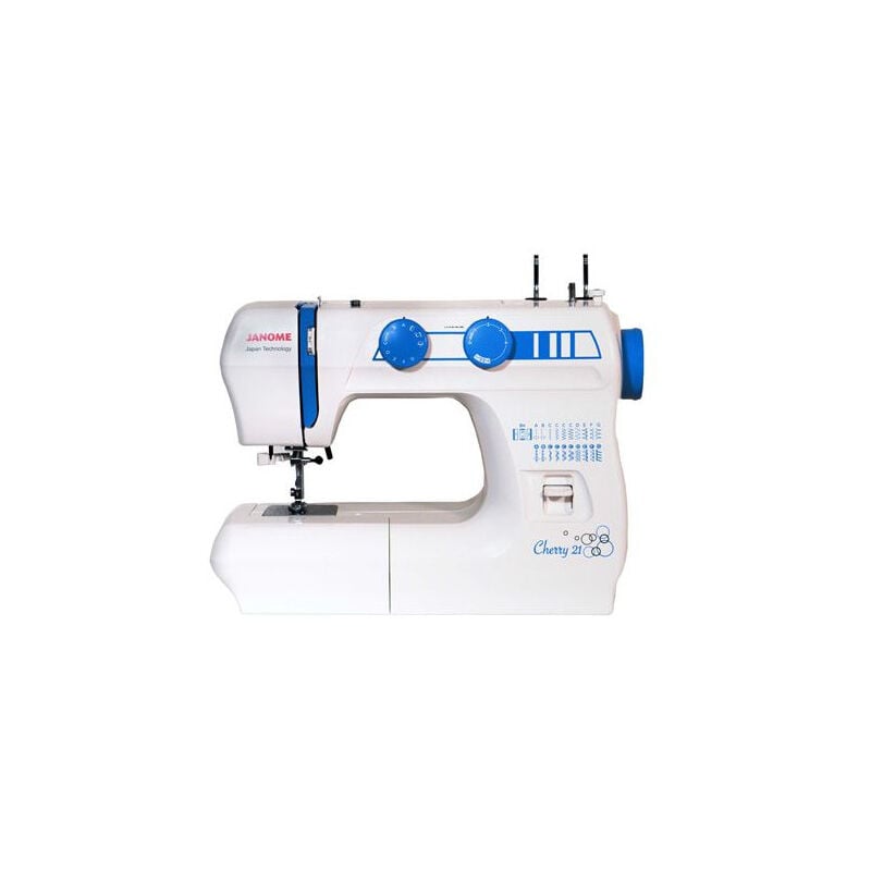 Machine à coudre Janome Cherry 21 60 w Blanc et Bleu