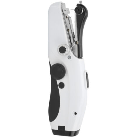 Machine à Coudre Miniature Rechargeable, Machine à Coudre de Poche avec Double Entraînement pour Réparations Urgentes - Noir