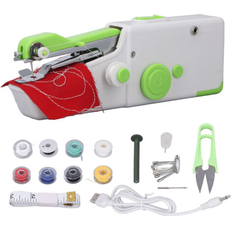 Machine à Coudre Portable - Design Ergonomique, Facile à Utiliser pour la Couture de Vêtements et Rideaux, Idéale pour les Projets DIY