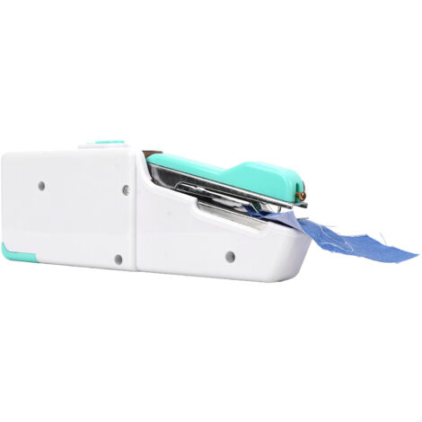 Machine à Coudre Portable Rechargeable pour Enfants et Adultes - Bleu, Parfaite pour les Débutants et les Réparations Domestiques