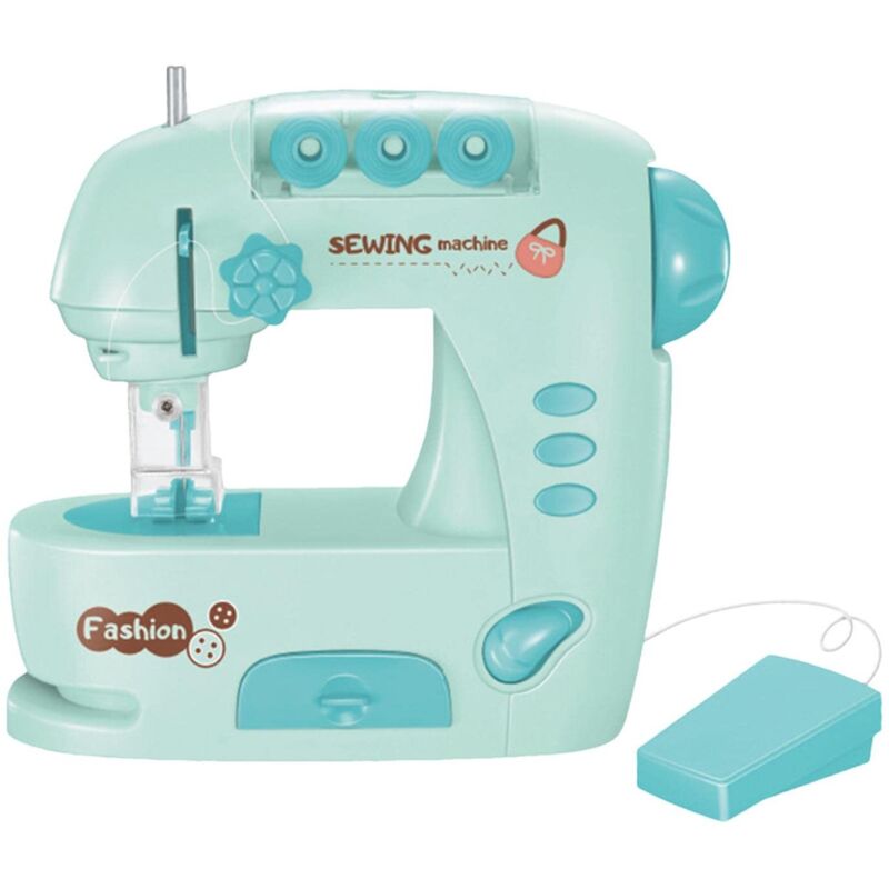 Machine à coudre pour enfants de 8 à 12 ans, machine à coudre portable à double vitesse, accessoires et fournitures de couture, pour enfants, femmes,