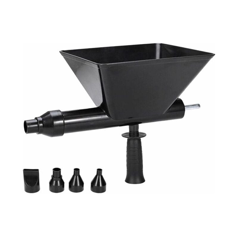 Tonchean - Machine à Coulis De Ciment, Portable Pulvérisateur De Mortier Jointoyeuse Pistolet à Calfeutrer Électrique De Ciment, avec 4 buse min
