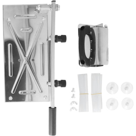 Machine à Découper la Viande Congelée Manuel en Acier Inoxydable, Trancheuse pour Agneau Roulé et Aliments, Idéale pour Cuisine Maison, 20 Sachets Inclus