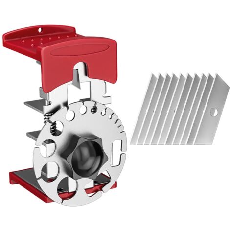 Machine à Dénuder Fils Electriques,Dénudeur de Fil Portable,Dénudeur Câble Electrique avec 10 Joints Remplaçables,pour le Recyclage des Fils de Déchets de Câbles Plats et Ronds,106x70mm