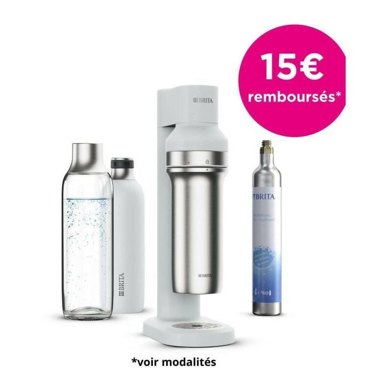 Brita - Machine a eau pétillante sodaTRIO - Blanche