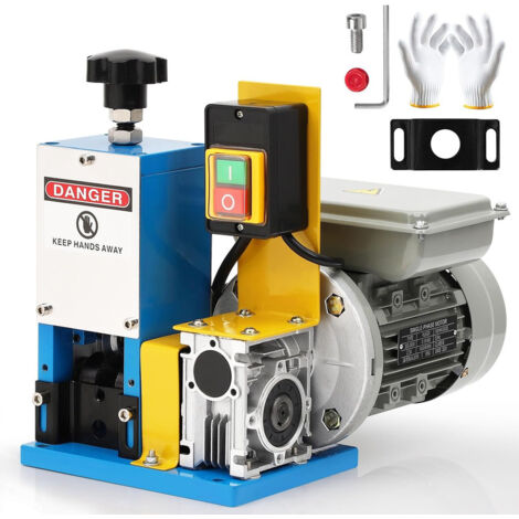 Machine à éplucher les câbles diamètre de dénudage 1,5-25 mm, vitesse de dénudage de la machine 60 pieds/min, outil de dénudage de câbles professionnel pour le recyclage des fils de cuivre