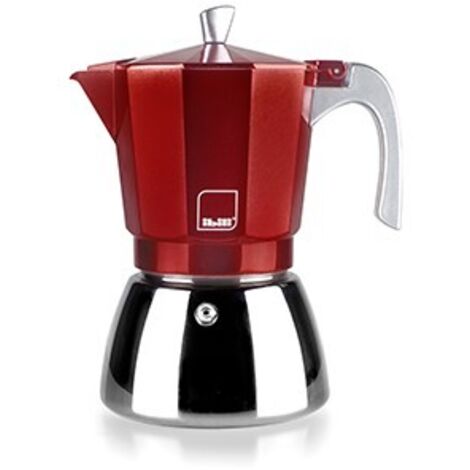MACHINE À ESPRESSO INDUC. ELBA ROUGE - 3 TZ