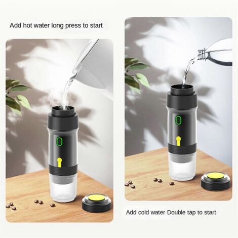 Machine à expresso italienne portable 60 ml pour camping, voyages, camping-car et bureau, B--