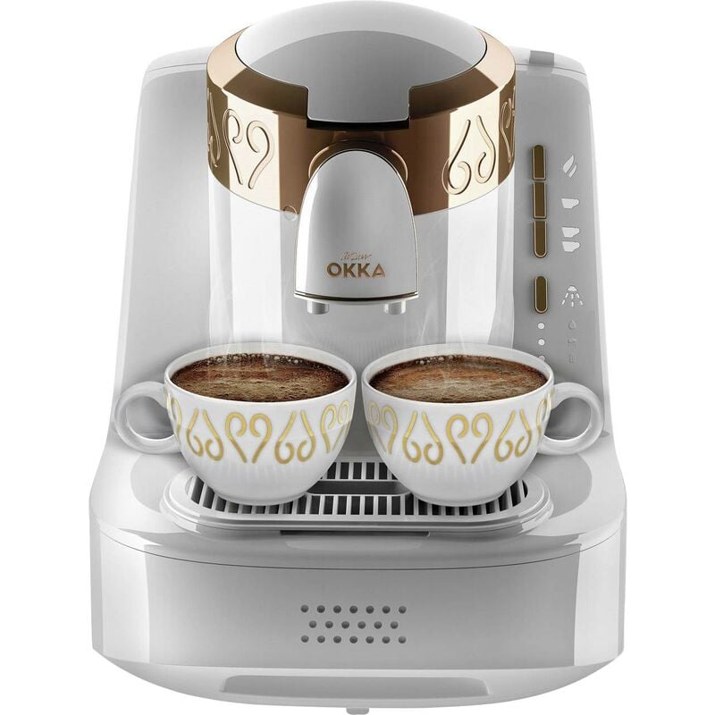 Arzum - Okka Machine à expresso moka blanc, cuivre S333041