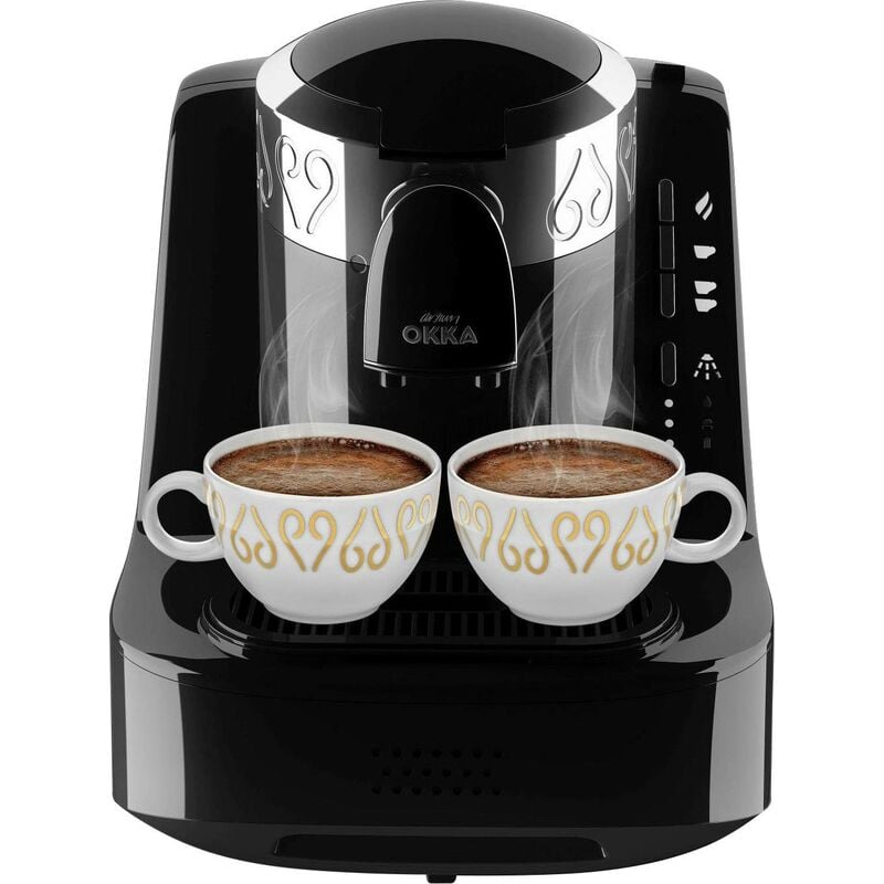 Arzum - Okka Machine à expresso moka noir, argent S333081