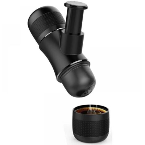Machine à expresso portable, machine à café de voyage, camping en voiture, machine à café d'extérieur intégrée dynamique, tasse à café pressée à la main
