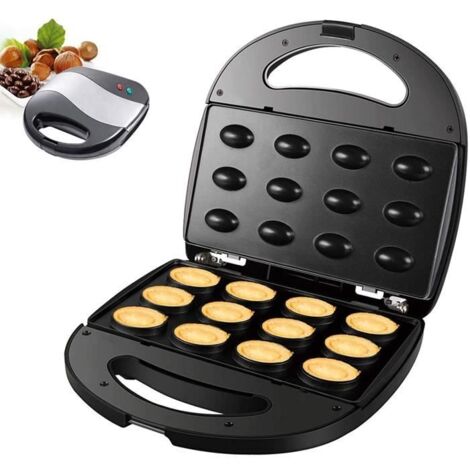 Machine à gâteau électrique aux NoixMachine de Cuisson Automatique à Pain à gaufres aux Noix 750WFour à Casserole pour Petitdéjeun