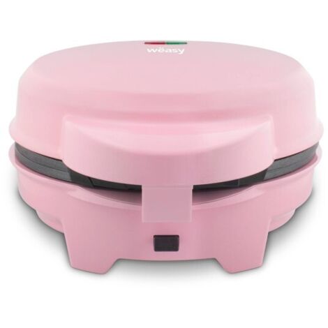 Machine à gâteaux 4 en 1 – Puissance 700W – Température jusqu'à 210°C – 4 plaques interchangeables pour gaufres, donuts, muffins – Weasy