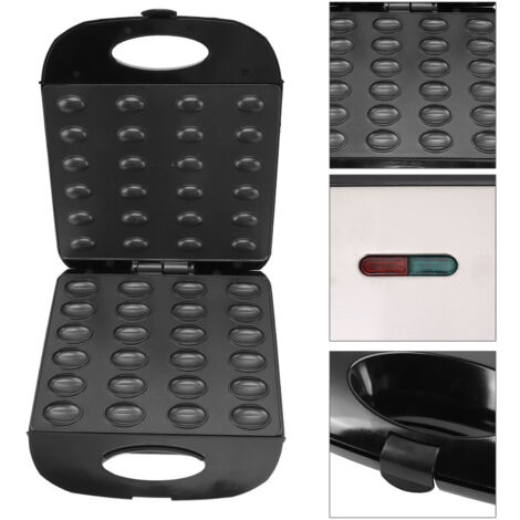 Machine à Gaufres aux Noix 1400W - 24 Pièces - Prise UE 220V - Pour Gâteaux et Brioches