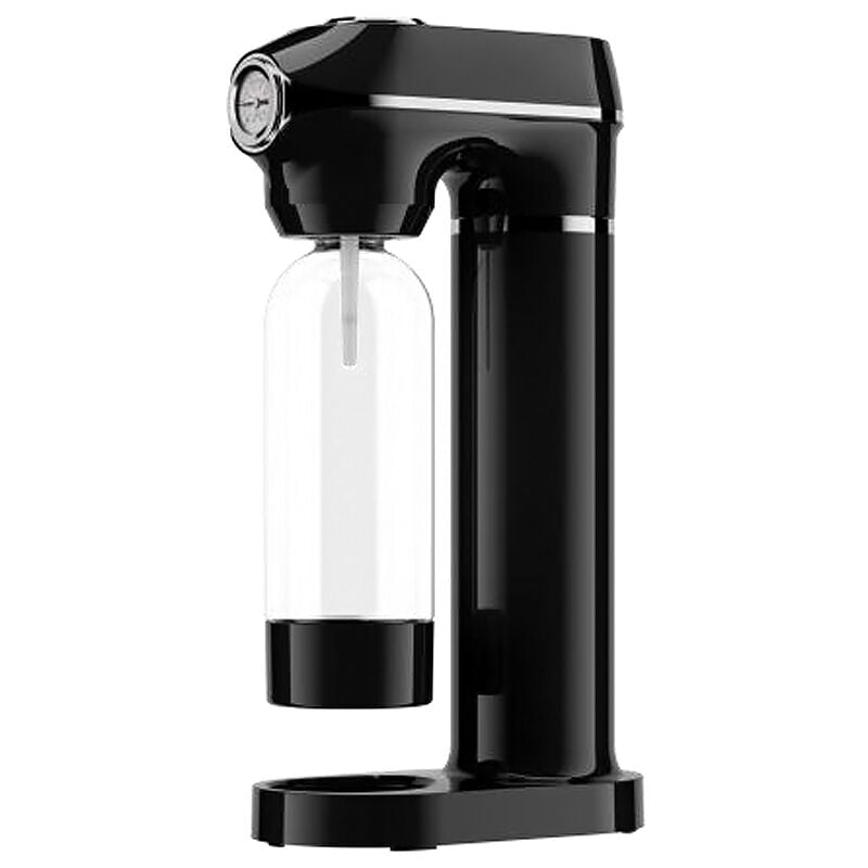 Naturamix - Machine à gazéifier noire + 2 bouteilles aquabella noir