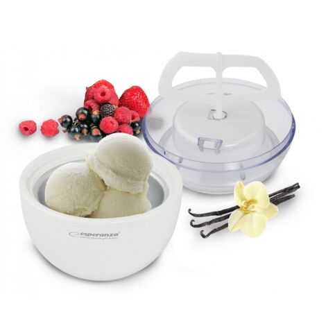 Machine à glace Esperanza Vanilla blanche 0.6L 7W