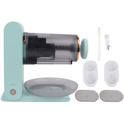 Machine à Glace Pilée Électrique Silencieuse Portable, 2000mAh USB Rechargeable pour Glaces Maison