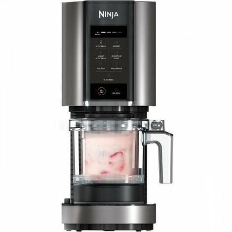 Machine a Glace - Sorbetiere Machine a glaçes NINJA - Creami NC300EU - 6 programmes - Capacité 473ml - Jusqu'a 1,4L de glace - 3 bols inclus
