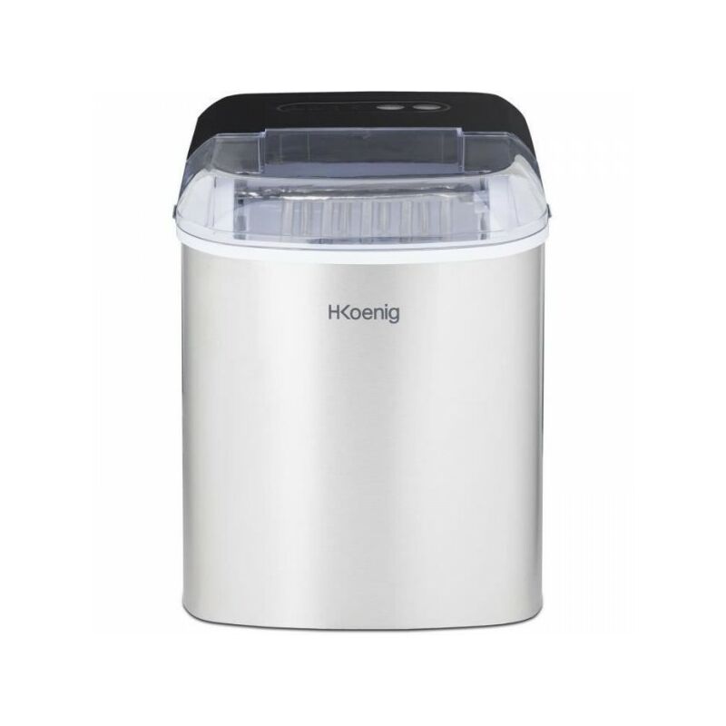 Machine a Glaçon Hkoenig ICEK12 - Jusqu'a 12kg de glaçons par jour - 6 a 13 minutes de production - Inox