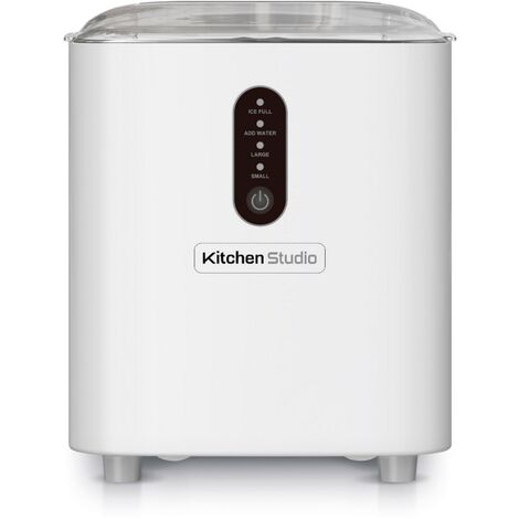 Machine à glaçons 120w 12kg/24h blanc - Kitchen Chef - ICE8W