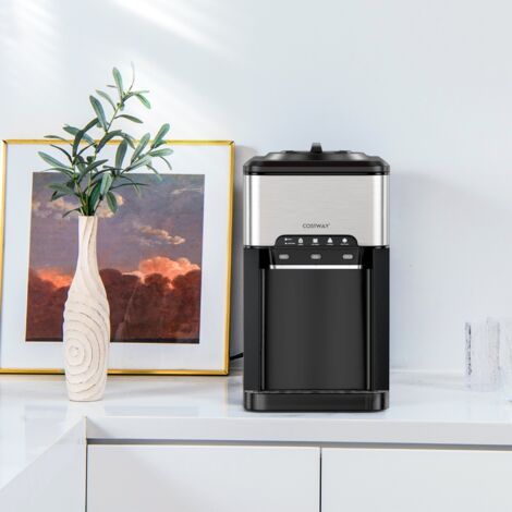 Machine à Glaçons 3 en 1 avec Distributeur d'Eau Froide/Chaude 20 kg en 24h Cube de Glace 6-13 min pour Maison Bureau Bar CW6642 Maison Chic