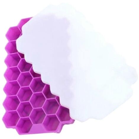 Machine à glaçons, boîte en nid d'abeille, outils pour crème glacée, violet--