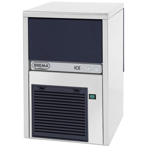 Machine à Glaçons Creux 22 kg/24h, Réserve-Bac 6kg, condenseur eau - BREMA