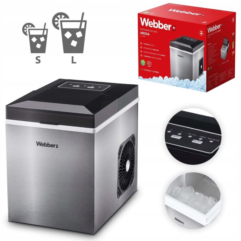 Machine a glacons domestique glacons et glace pilee capacite de 10 kg