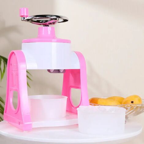 Machine à glaçons et à granita - Broyeur à glace portable haut de gamme et machine à glace pilée - Sans BPA (1 pièce, rose)-AquaForge