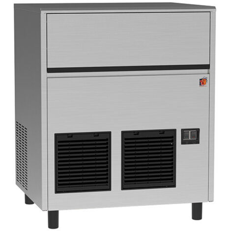 Machine à Glaçons Inox avec Refroidissement à Air - 67 Kg/24 H - Mastro