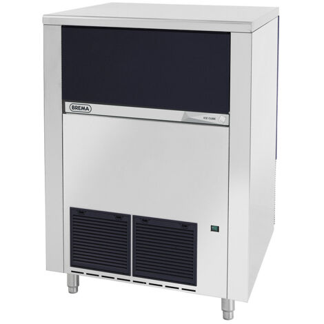 Machine à Glaçons Pleins 134 kg/24h Réserve-Bac 65kg Condenseur Air - BREMA