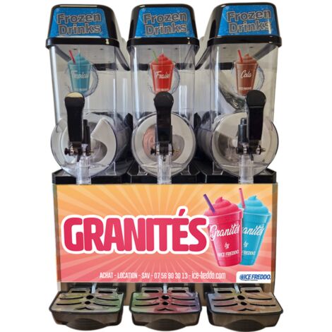 Machine à granité professionnelle – 3x12L – Ice Freddo
