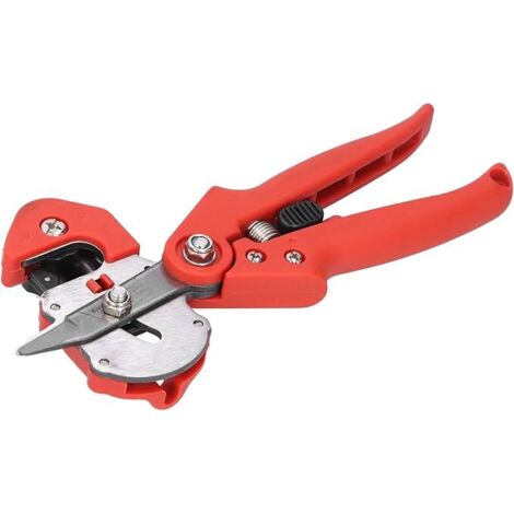 Machine à greffer, sécateur à ciseaux, outil de greffage pour arbres fruitiers (rouge)