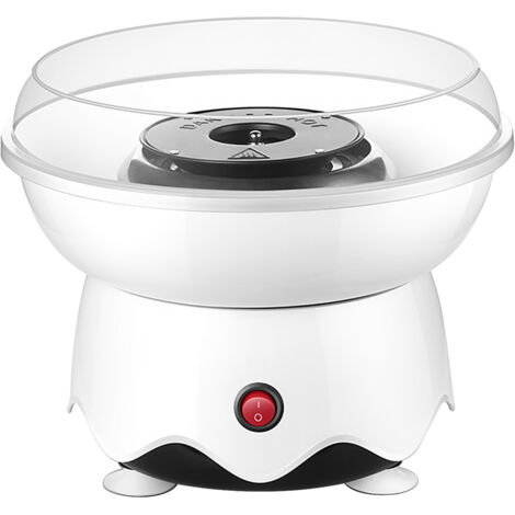 Machine à guimauve domestique pour petits enfants, 400W, avec protection contre les éclaboussures, guimauves faites maison,Blanc, prise UE