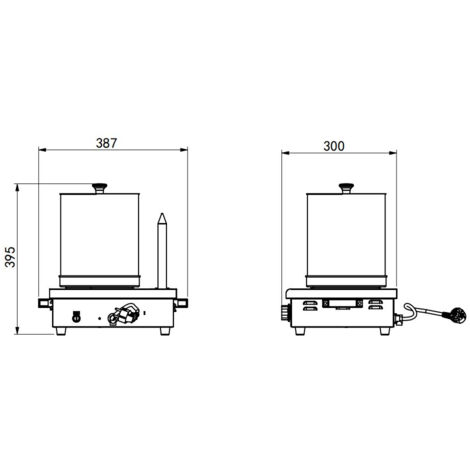 Machine à Hot Dog avec 2 Plots - Combisteel