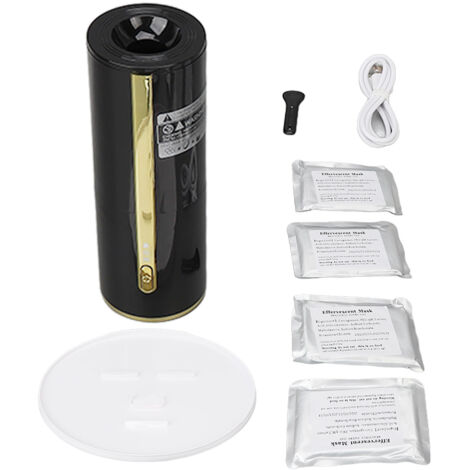 Machine à Masque Facial Professionnelle DIY avec Rappel Vocal pour Masques Collagène Fruits et Légumes - Noir