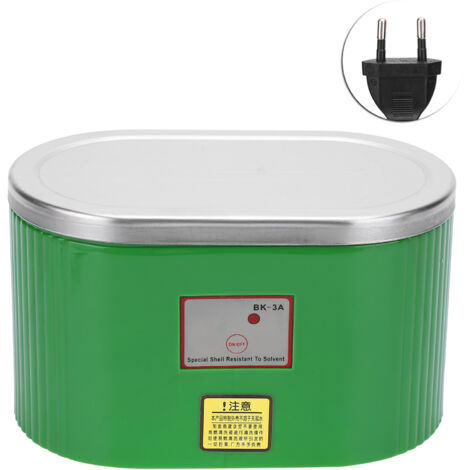 Machine à Nettoyer Ultrason Haute Puissance pour Bijoux Montres 0.4L BK‑3A ACEU Prise 220V