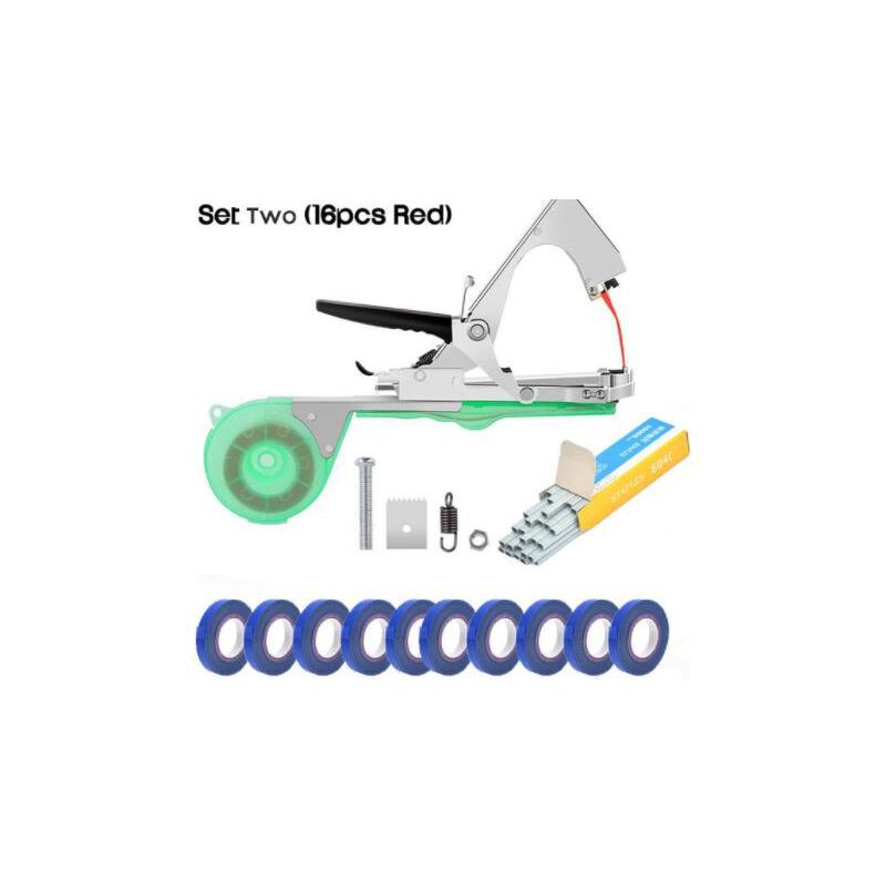 Alovez - Machine à Nouer Les Plantes,Machine à Taper Nouer Branches, Outil Agriculture Manuelle pour Attaches Plantes, pour Jardin Fruits Légumes